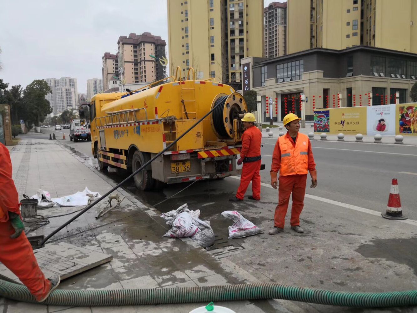 万源排污管道清淤-管道清洗
